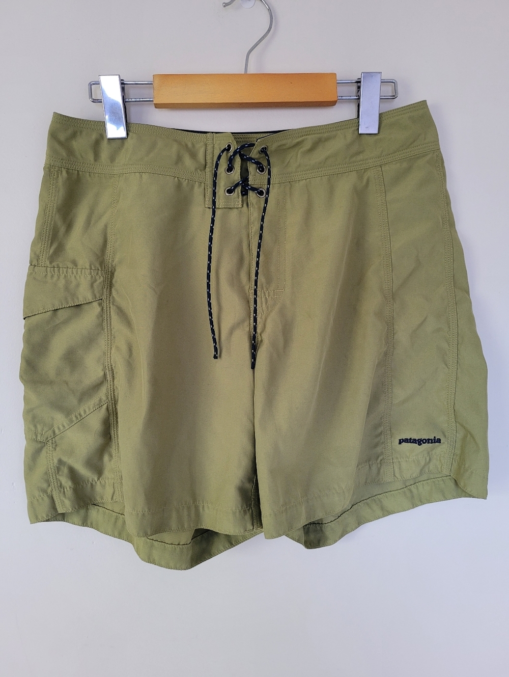 Patagonia Olive Green Board Shorts